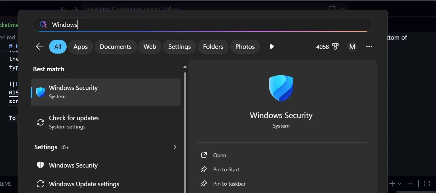 Windows Security